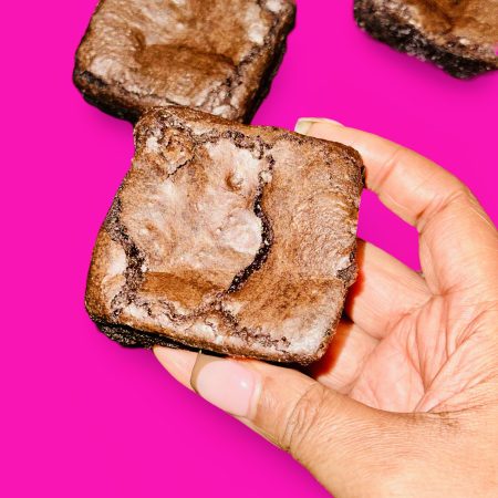 6 Luxury Handcrafted Belgian Chocolate Brownies - Fudgy Chocolate Heaven
