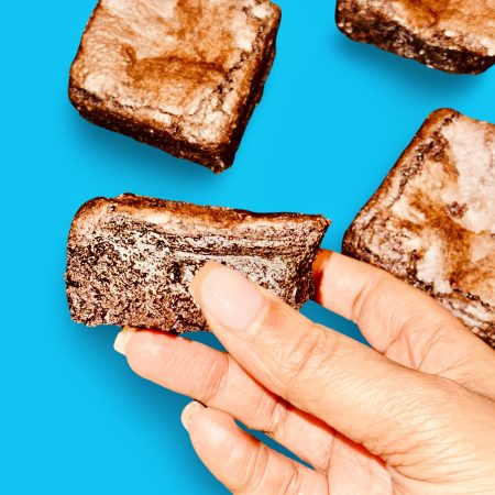 6 Luxury Handcrafted Belgian Chocolate Brownies - Fudgy Chocolate Heaven