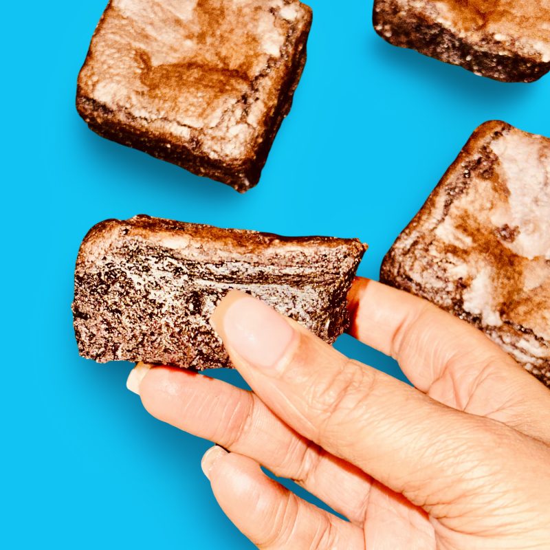 6 Luxury Handcrafted Belgian Chocolate Brownies - Fudgy Chocolate Heaven