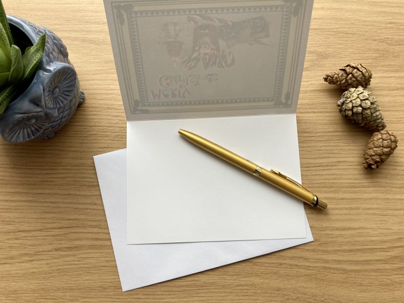 Personalised Photo Christmas Card With Candles | A6 & A5 Sizes Available