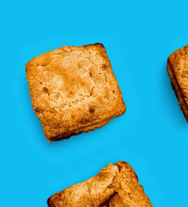 10 Luxury White Chocolate Blondies - Handcrafted Gourmet Squares