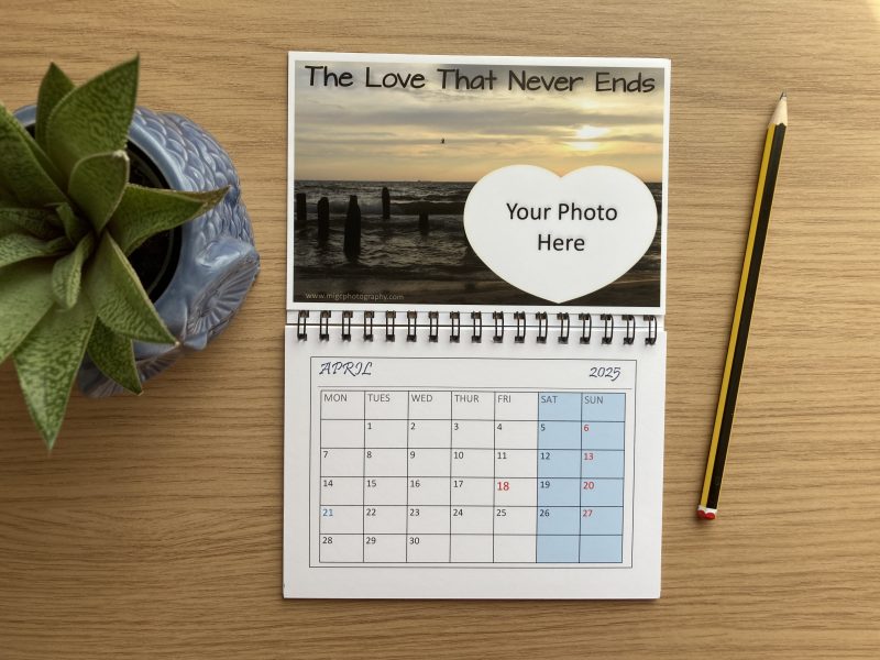 Personalised Custom Photo Magnetic Calendar For Fridge 2026 | A6 & A5 Sizes Available