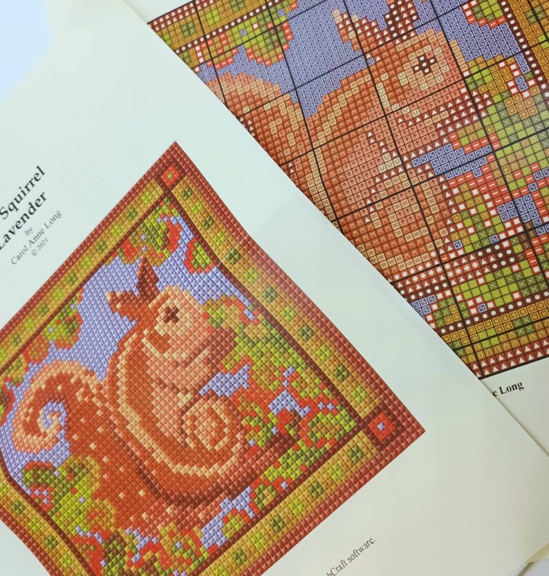 Red Squirrel Tapestry Kit, Counted Cross-stitch, Needlepoint Tapestry Kit, Perfect Gift For a Craft (Copy)