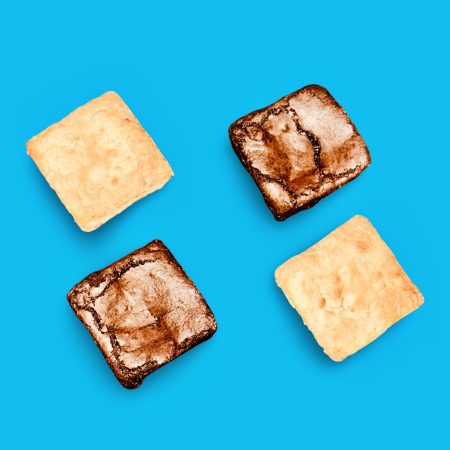 6 Mixed Brownie & Blondie Box - Handcrafted Chocolate Collection