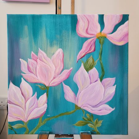 Pink and Purple Magnolias