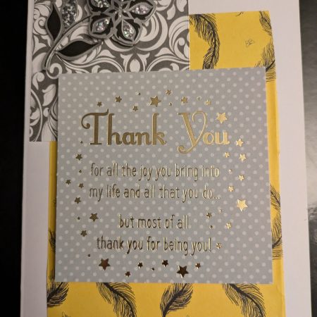 Thank you greeting card