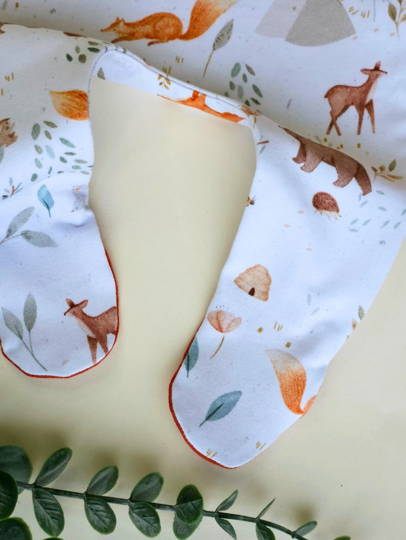 Footed Baby Romper | Woodland Animals