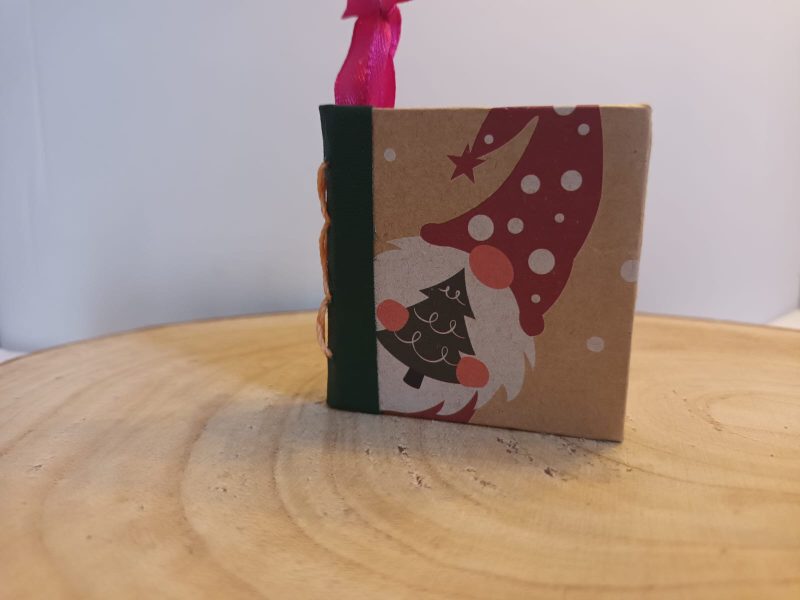 Miniature book Xmas decoration