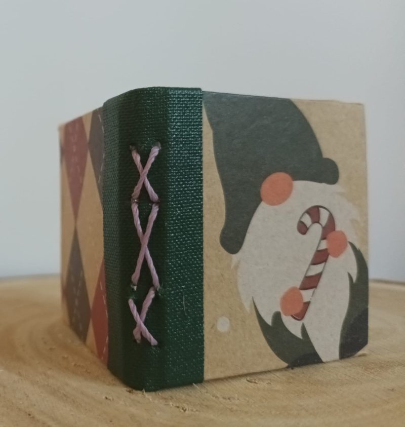 Miniature book Xmas decoration