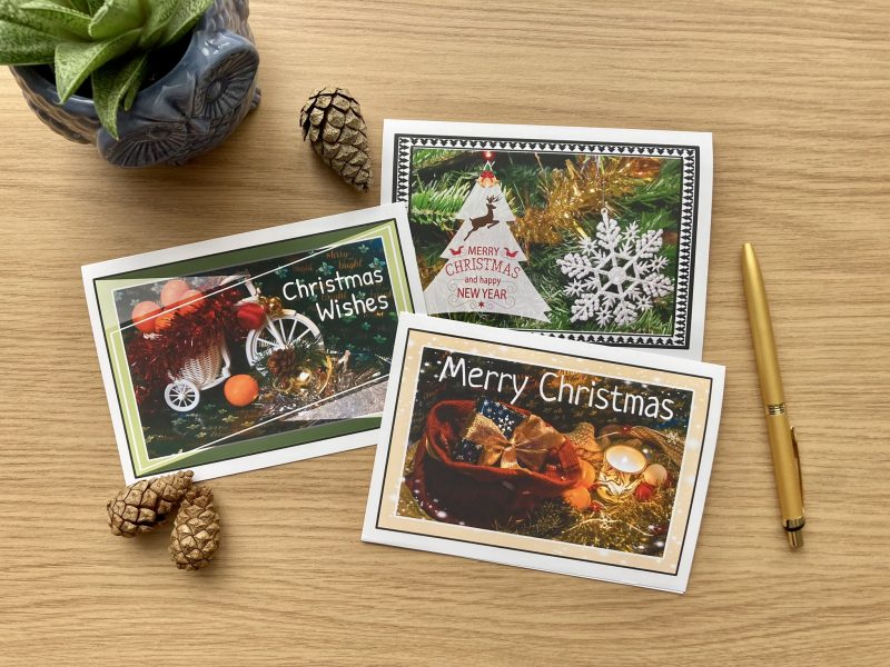 Pack Of Personalised Nature Photography Christmas Cards | A6 Size | Set Of 3, 6, 9, 12 Cards