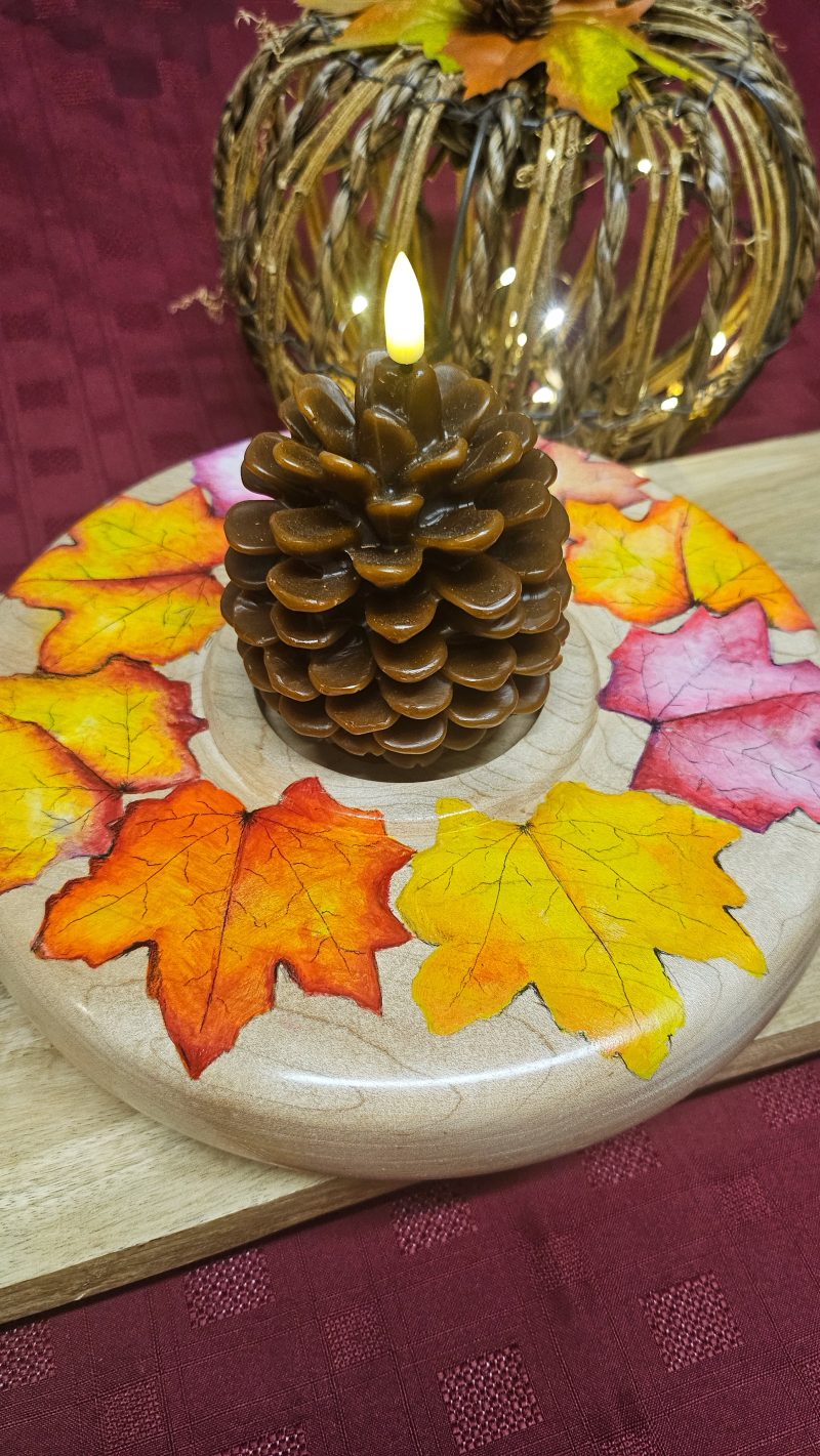 Table centrepiece candle holder