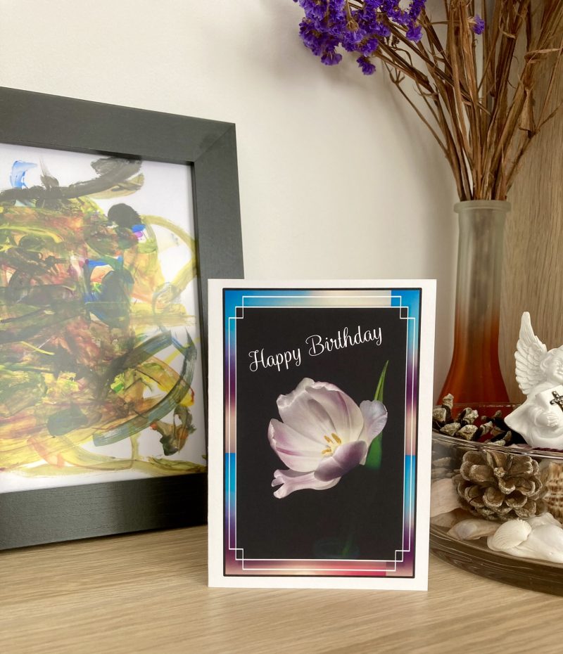 Birthday Card For Mum From Daughter With Flowers | A6 & A5 Sizes Available