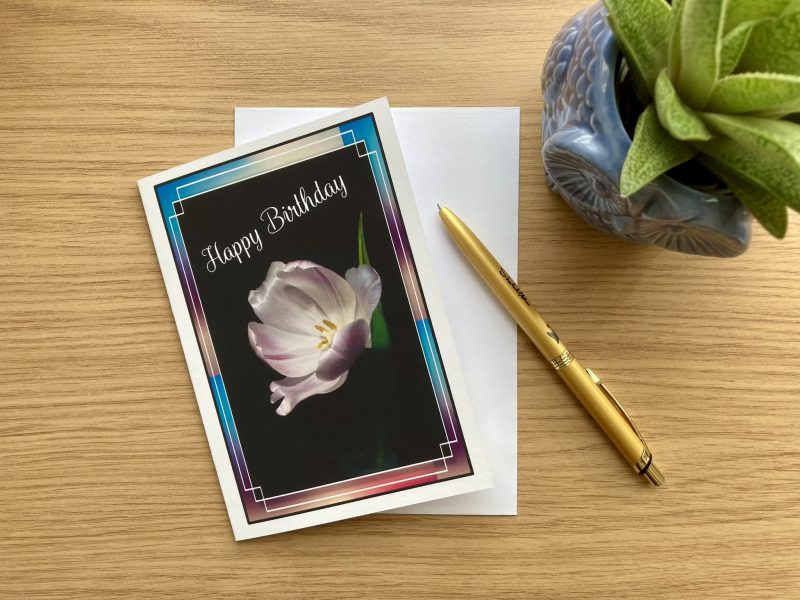 Birthday Card For Mum From Daughter With Flowers | A6 & A5 Sizes Available