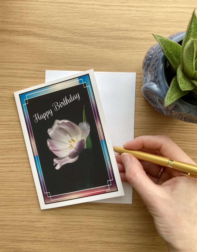 Birthday Card For Mum From Daughter With Flowers | A6 & A5 Sizes Available