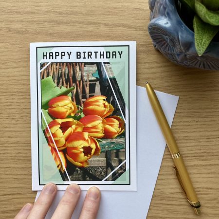 Pack Of Personalised Flower Photography Birthday Cards | A6 Size | Set Of 3, 6, 9, 12 Cards