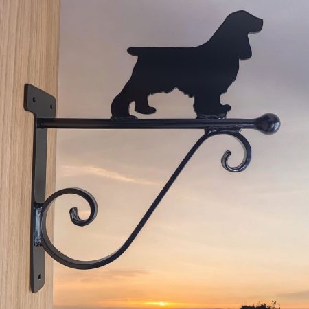 Cocker Spaniel Hanging Basket Bracket