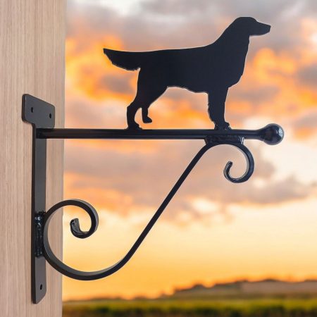 Flat Coated Retriever Hanging Basket Bracket