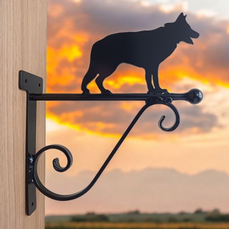 German Shepherd Hanging Basket Bracket