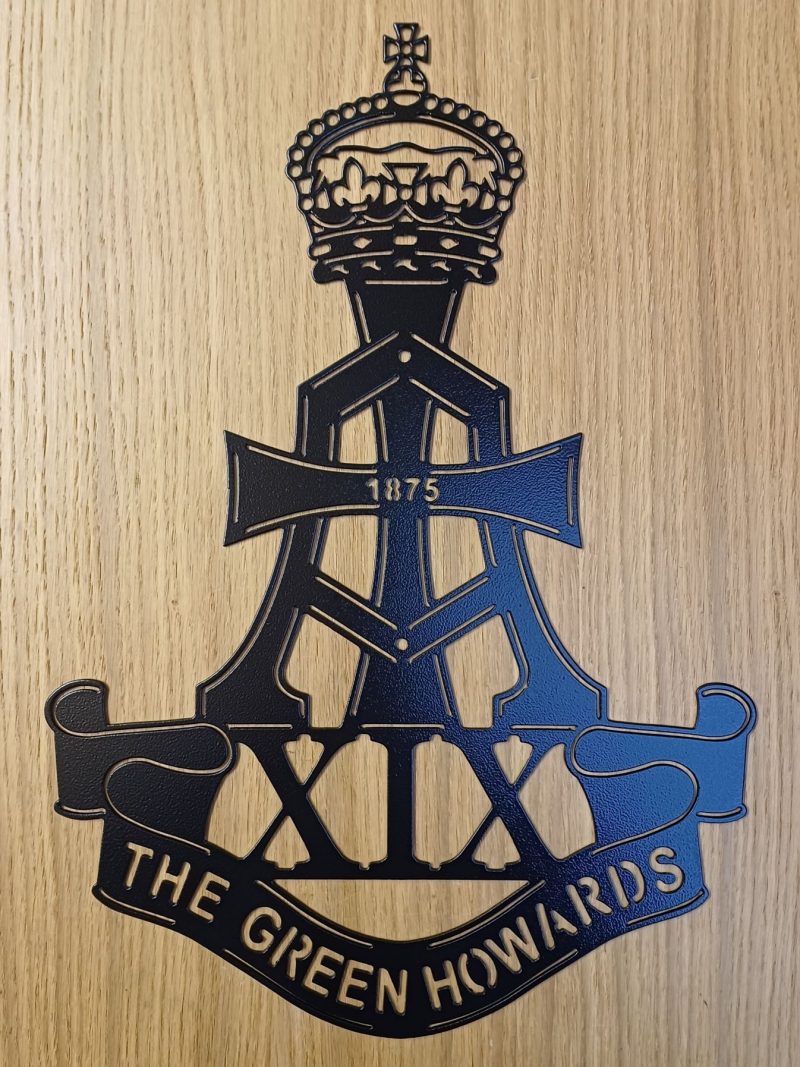 Steel The Green Howards Badge