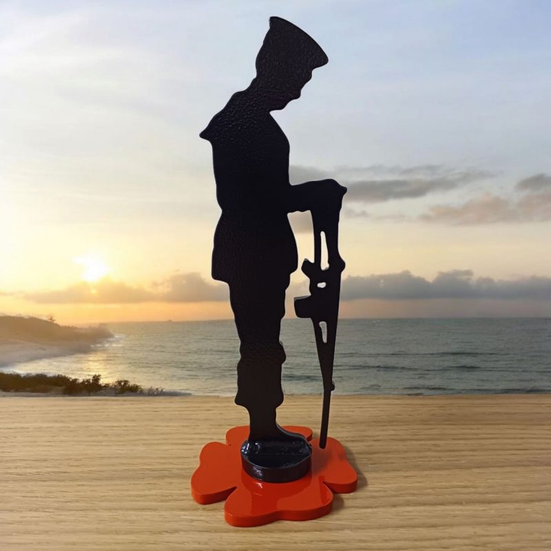 Steel Sailor & Poppy Statue