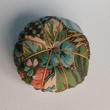 Round floral pin cushion