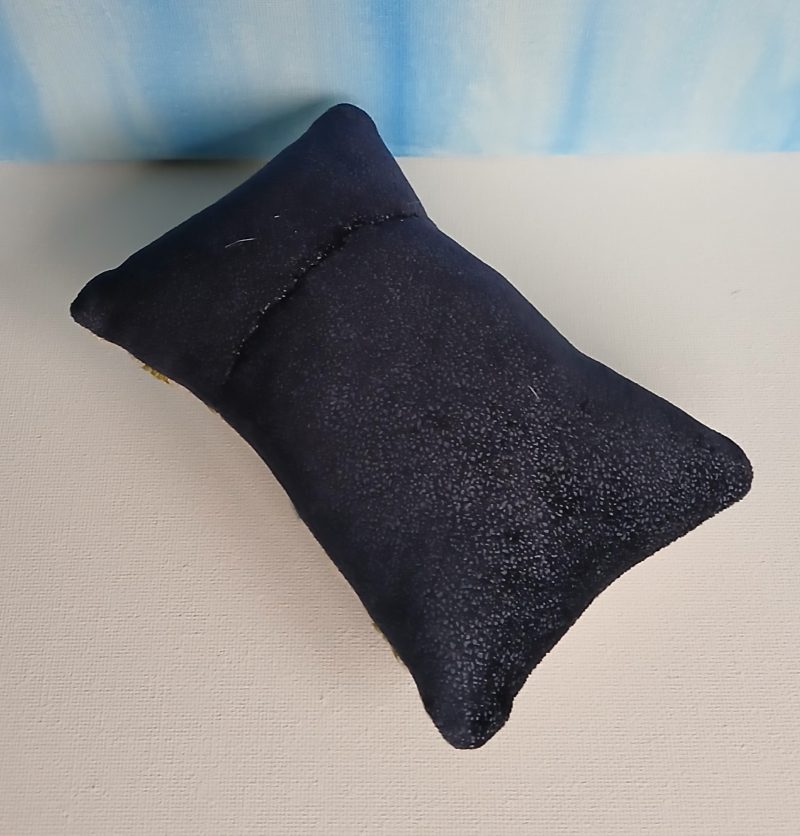 Pretty blue tulip pin cushion