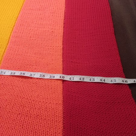 Rainbow Knit Lap Blanket