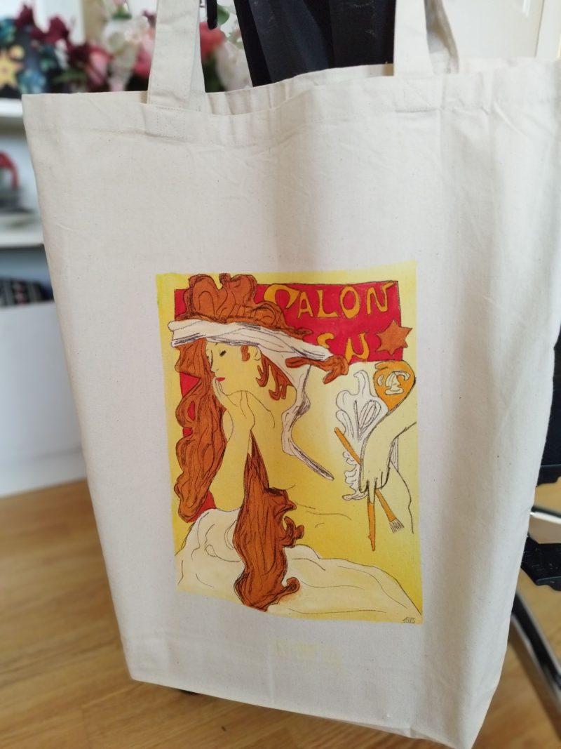 Hand-painted Tote Bag