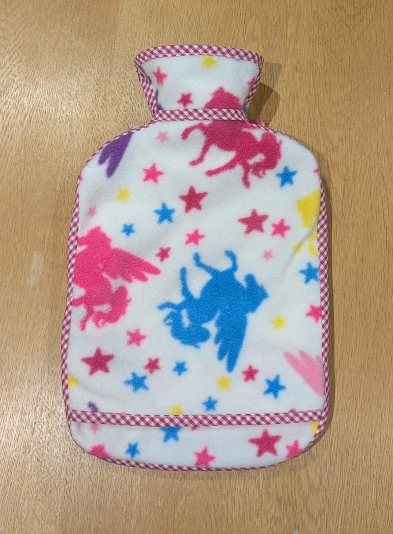 Handmade Pegasus Fleece Hotwater Bottle Cover