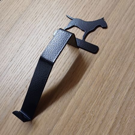 Steel Bull Terrier Stocking Holder