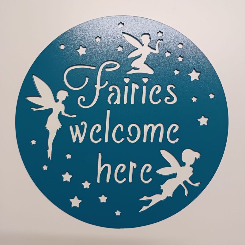 Fairies Welcome Here Plaque