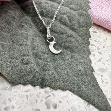 Sterling Silver Moon Pendant - Image 3
