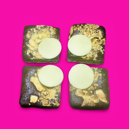 12 Belgian Chocolate Brownie with White Chocolate Filling & Giant Buttons