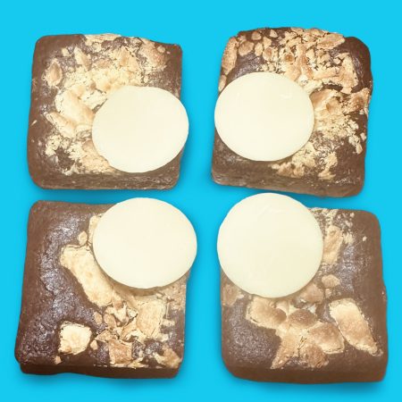 10 Belgian Chocolate Brownie with White Chocolate Filling & Giant Buttons