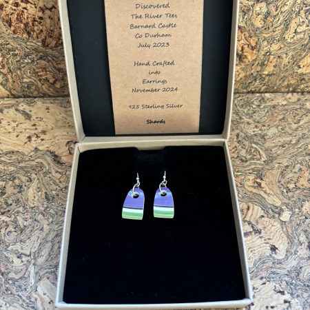 Handmade Drop Earrings, One of a Kind, Unique, Eco Friendly Gifts.