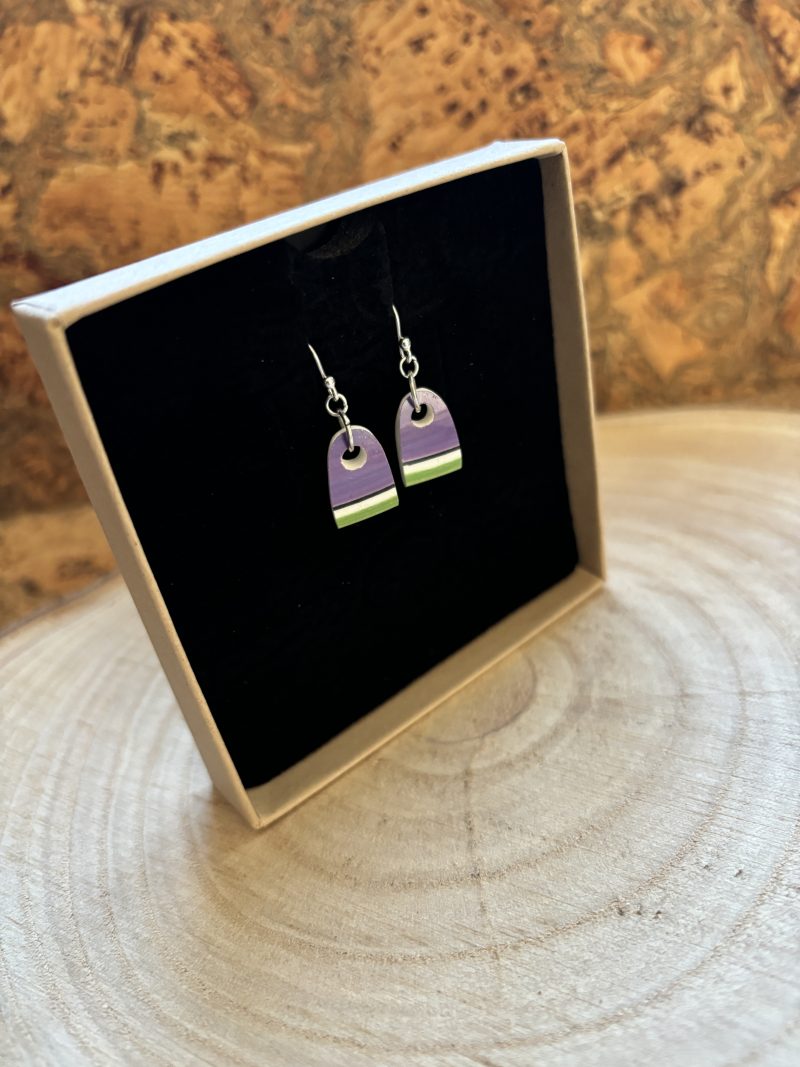 Handmade Drop Earrings, One of a Kind, Unique, Eco Friendly Gifts.