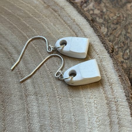 Handmade Drop Earrings, One of a Kind, Unique, Eco Friendly Gifts.