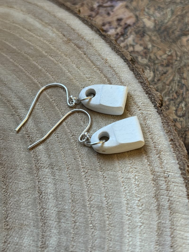 Handmade Drop Earrings, One of a Kind, Unique, Eco Friendly Gifts.