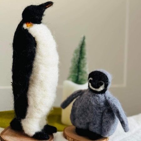 Needle felted Piper and Pickle