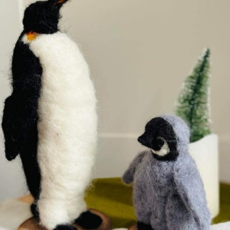Needle felted Piper and Pickle