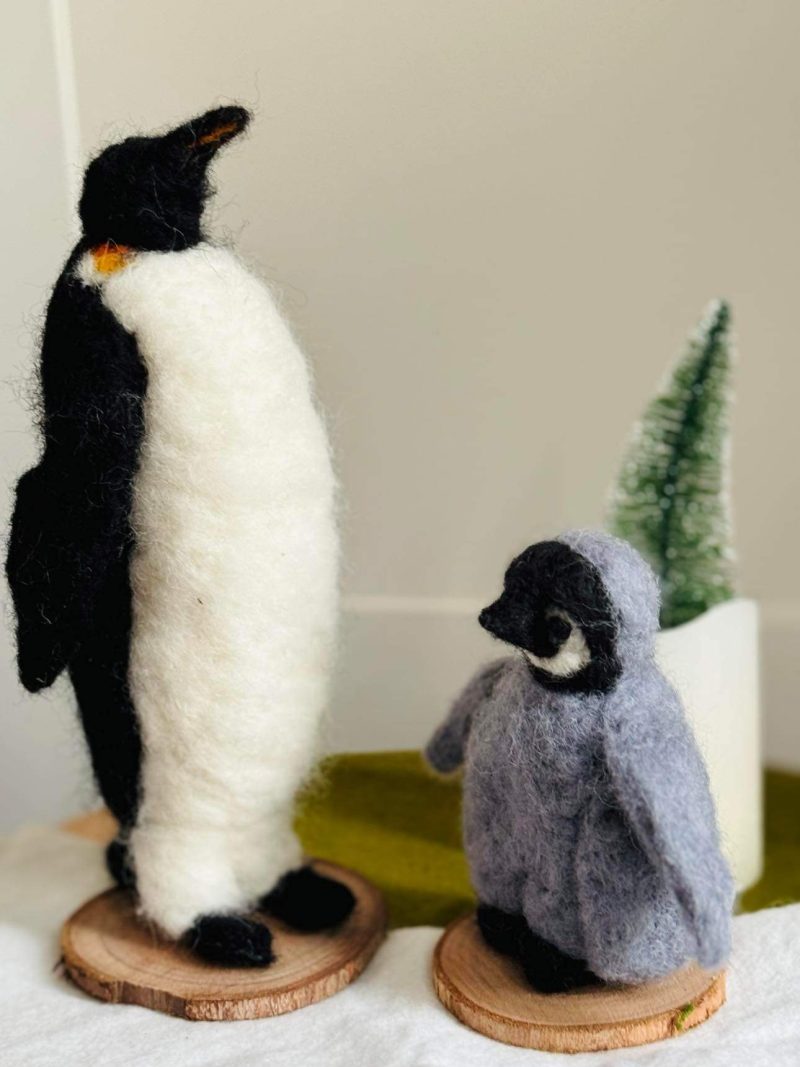 Needle felted Piper and Pickle