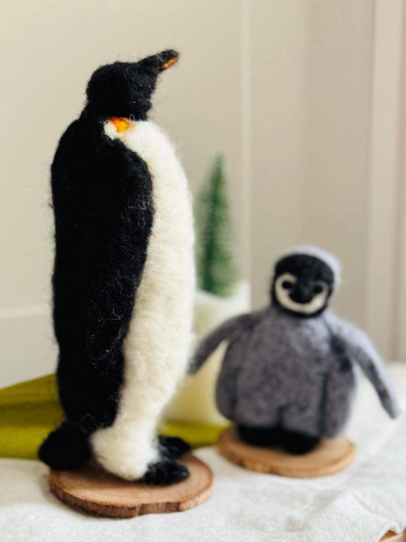 Needle felted Piper and Pickle