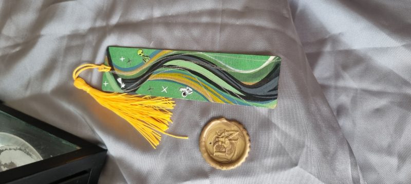 Hand painted wooden bookmarks various artistic designs