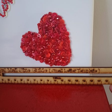 Beaded Love Heart Canvas - Image 4