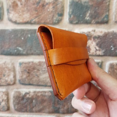 Leather Card Wallet-Full Grain Leather Card Case- Leather Card Holder-Envelope Style
