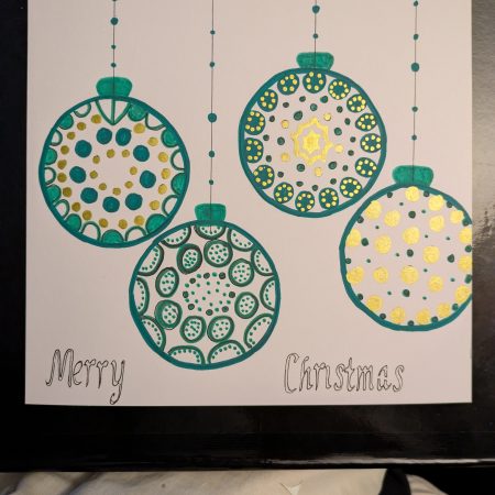 Hand drawn Christmas card
