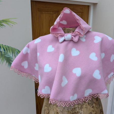 Girl's Handmade Pink Anti Pill Fleece Bedtime Cosy