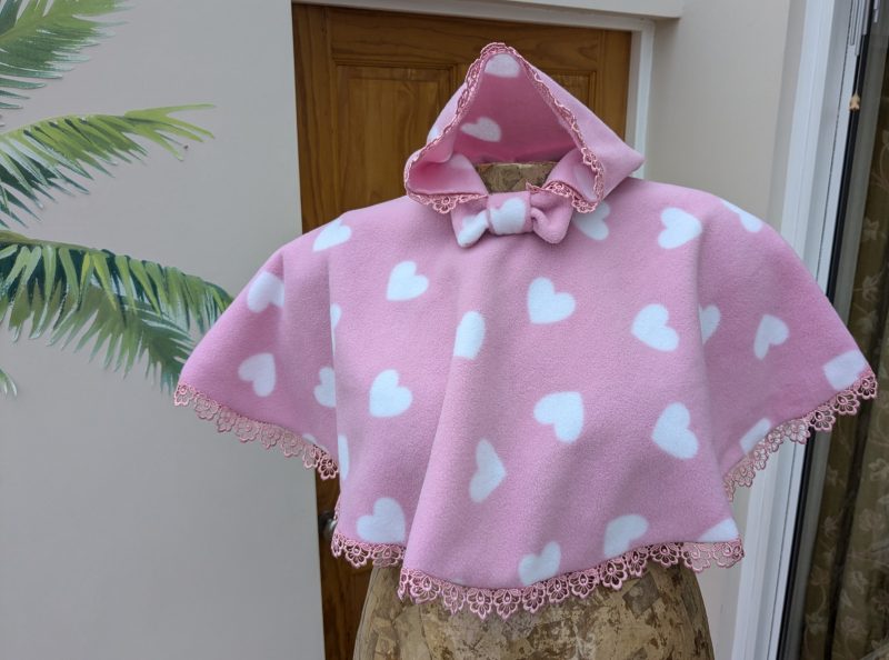 Girl's Handmade Pink Anti Pill Fleece Bedtime Cosy