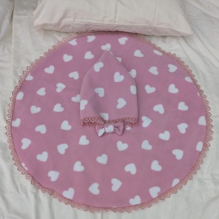 Girl's Handmade Pink Anti Pill Fleece Bedtime Cosy
