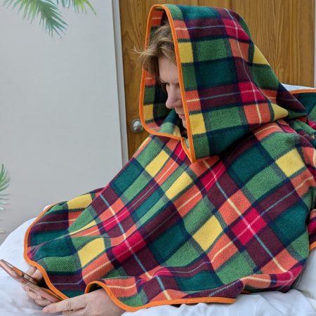 Handmade Multi Coloured Anti Pil Fleece Bedtime Cosy